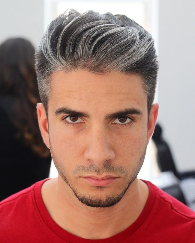 Mens Long Hairstyles For Grey Hair Glorious Hairstyles For Men With Grey Hair A K A Silver