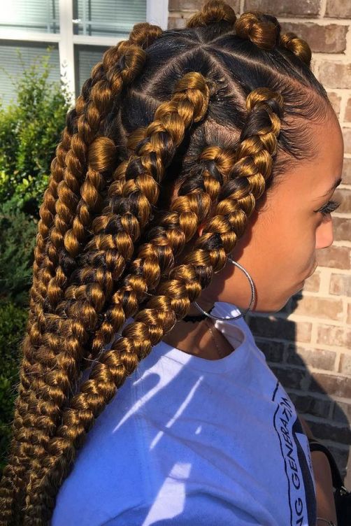 30 Jumbo Braids Hairstyles For A Cool Look Hairdo Hairstyle 