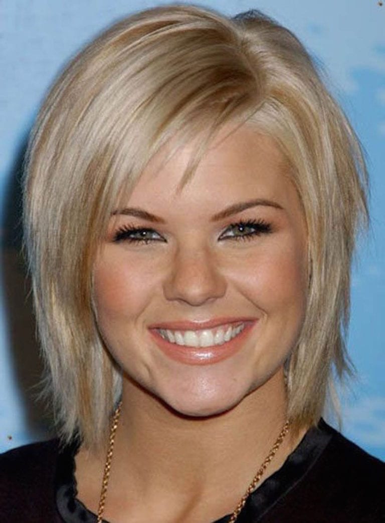 15 Short Hairstyles  for Double  Chin  Faces Hairdo Hairstyle 