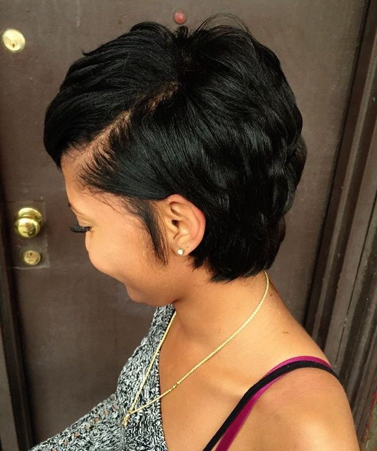 Black Hairstyles Short On Top Long In Back