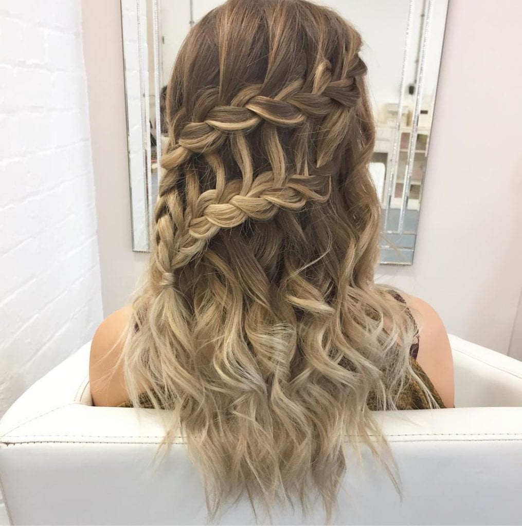 Simple Tips To Make A Beautiful French Waterfall Braid | Hairdo Hairstyle