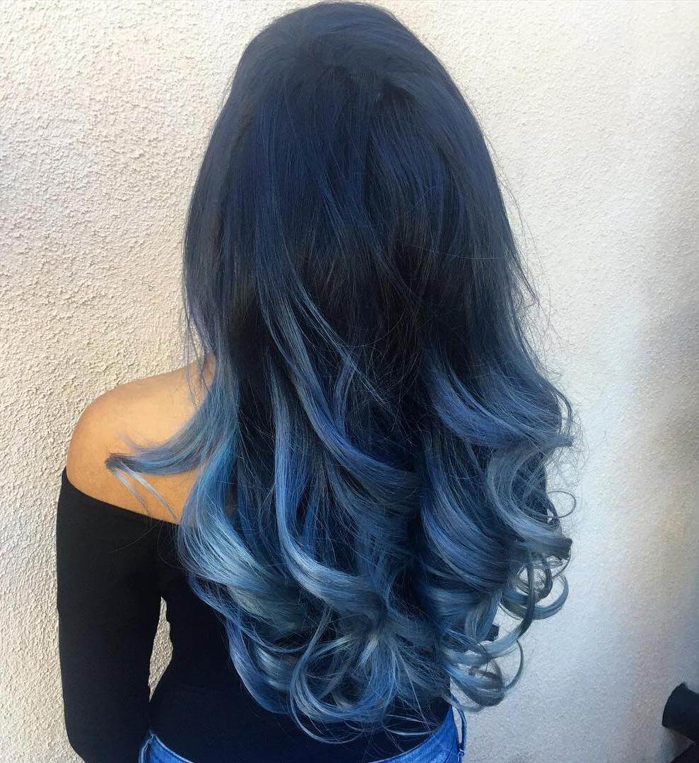light blue hair dye for black people