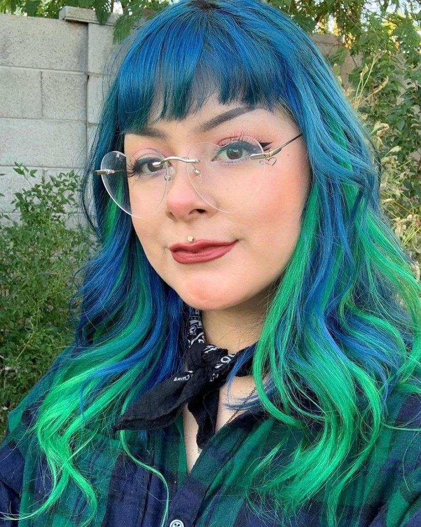 30 Blue Hair Color Ideas for Women | Hairdo Hairstyle