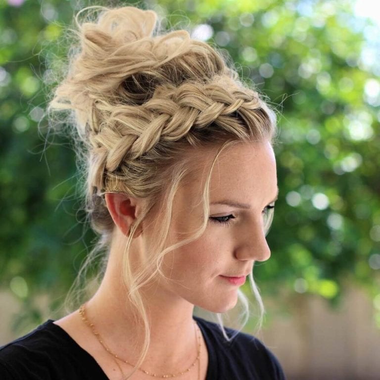 How to Create a Messy Braided Updo? | Hairdo Hairstyle