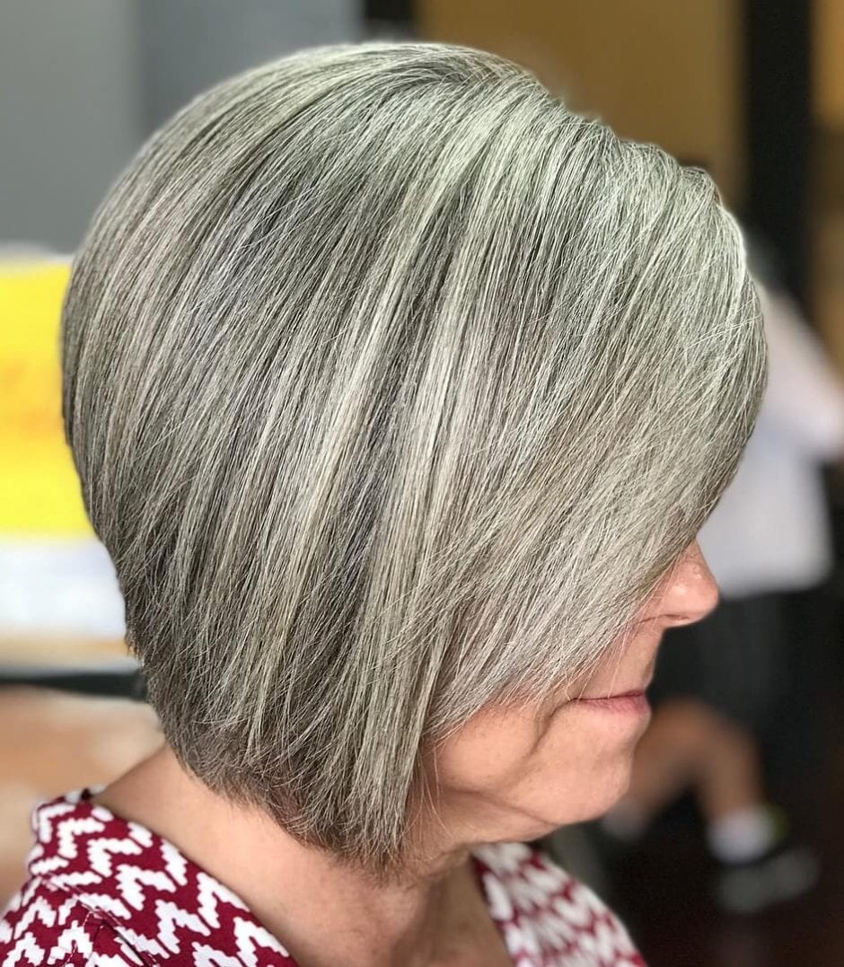 68 Silver Hairstyles for Women Over 50