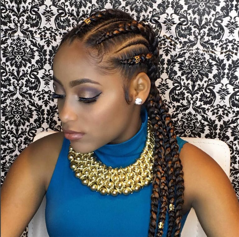 25 + Stunning Goddess Braids Hairstyles