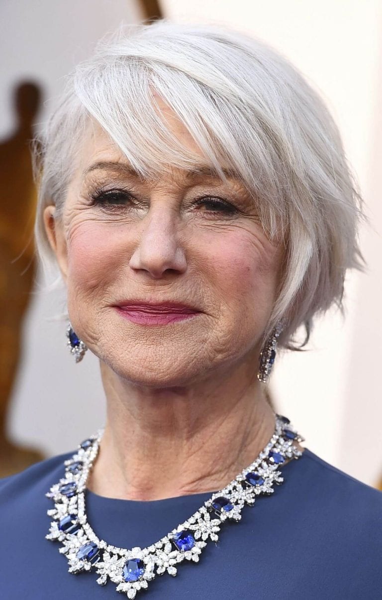 55 Helen Mirren Hairstyles for Women Over 50