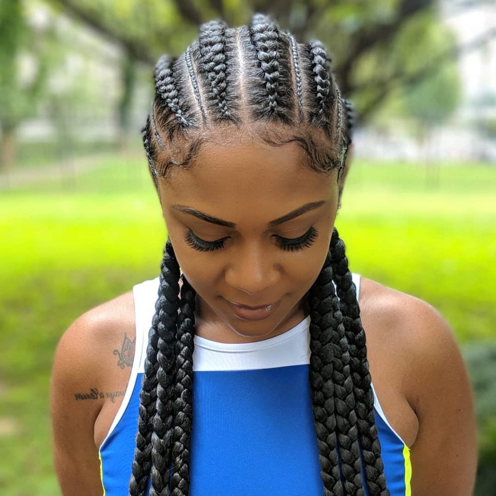 21 Ghana Braids Hairstyles For Gorgeous Look