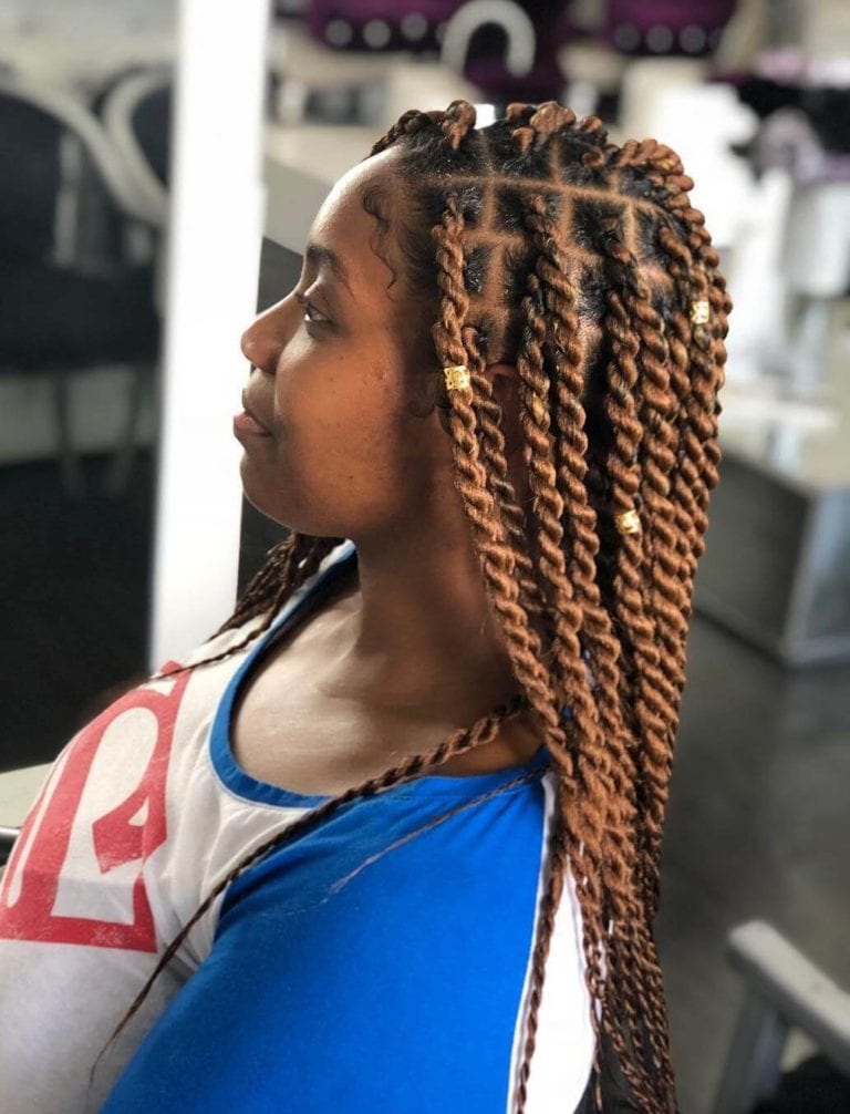 25 Senegalese Twist Hairstyles That Will Make You Look Marvelous 7467