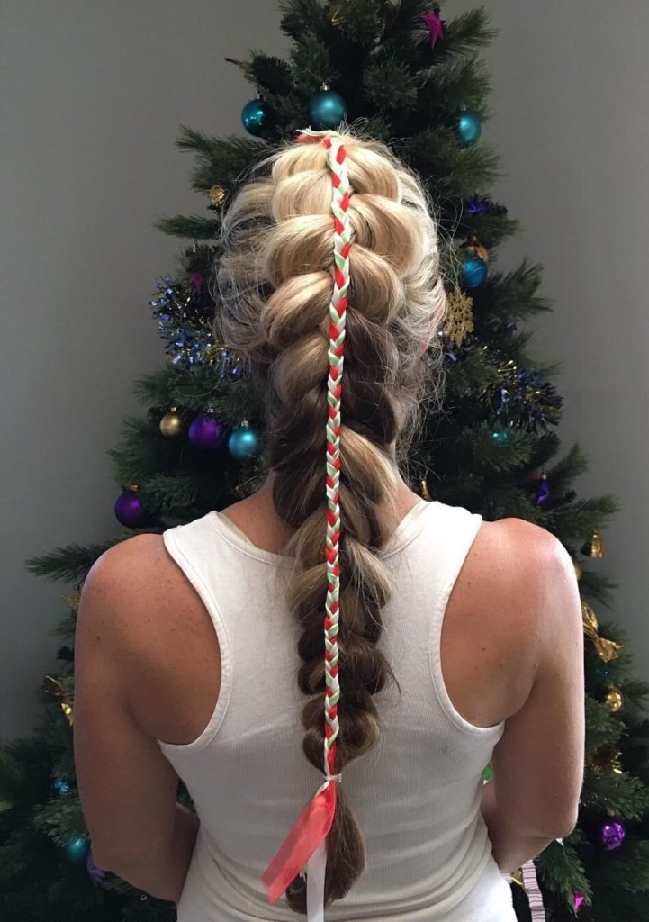 christmas hair