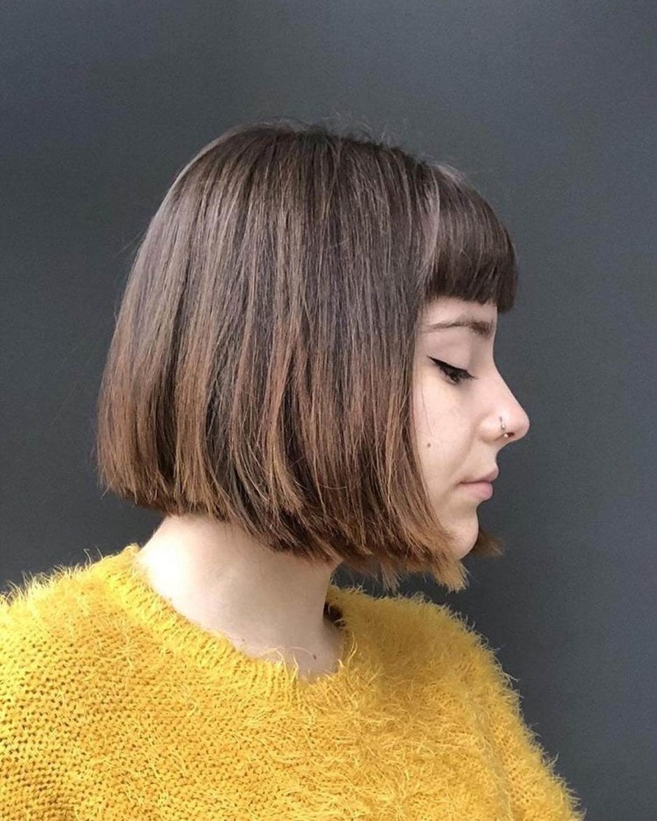 Short Bob with Bangs - 30 Easy to Maintain Haircuts and Hairstyles