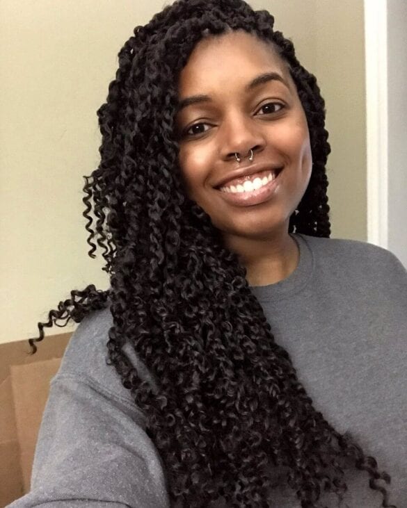 30 Beautiful Passion Twists Braids Hairstyles 