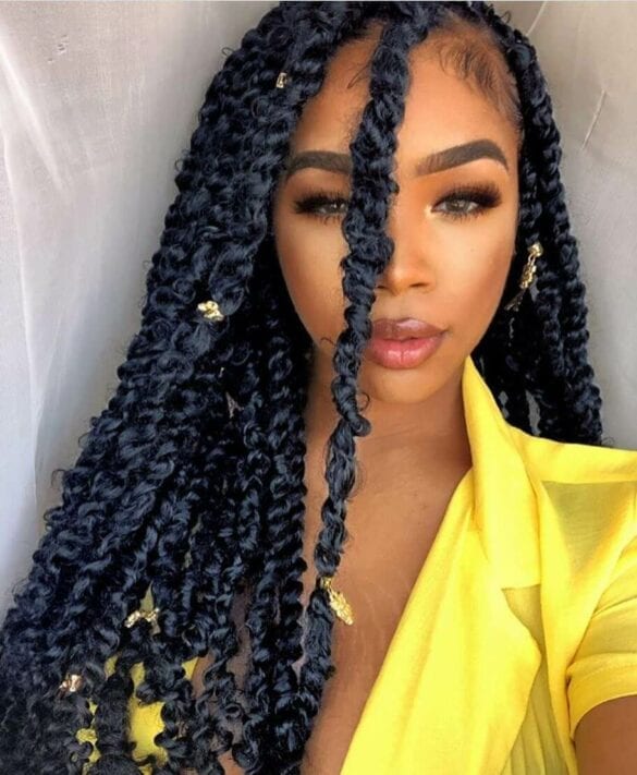 30 Beautiful Passion Twists Braids Hairstyles | Hairdo Hairstyle