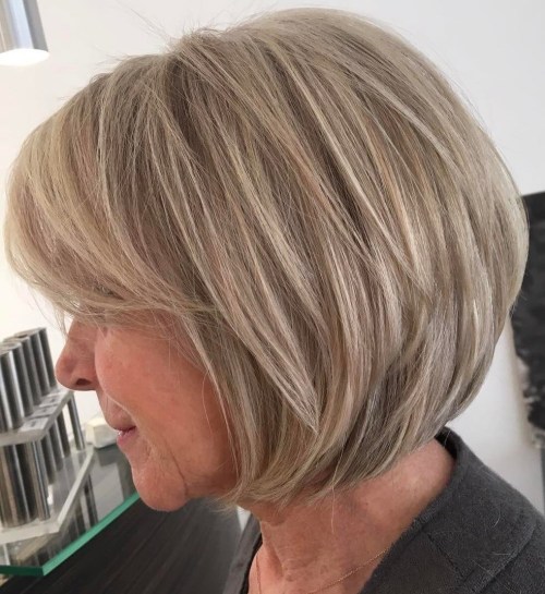 30 Beautiful Bob Hairstyles For Women Over 60 Hairdo Hairstyle