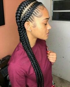 35 Lucrative and Sassy Feed in Braids Hairstyles | Hairdo Hairstyle