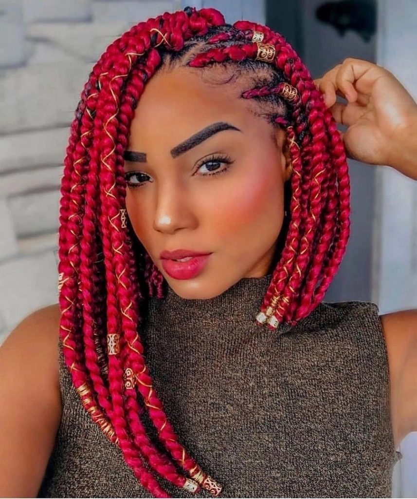 35 Elegant Bob Braids Hairstyle To Get Fresh Appearance Hairdo Hairstyle