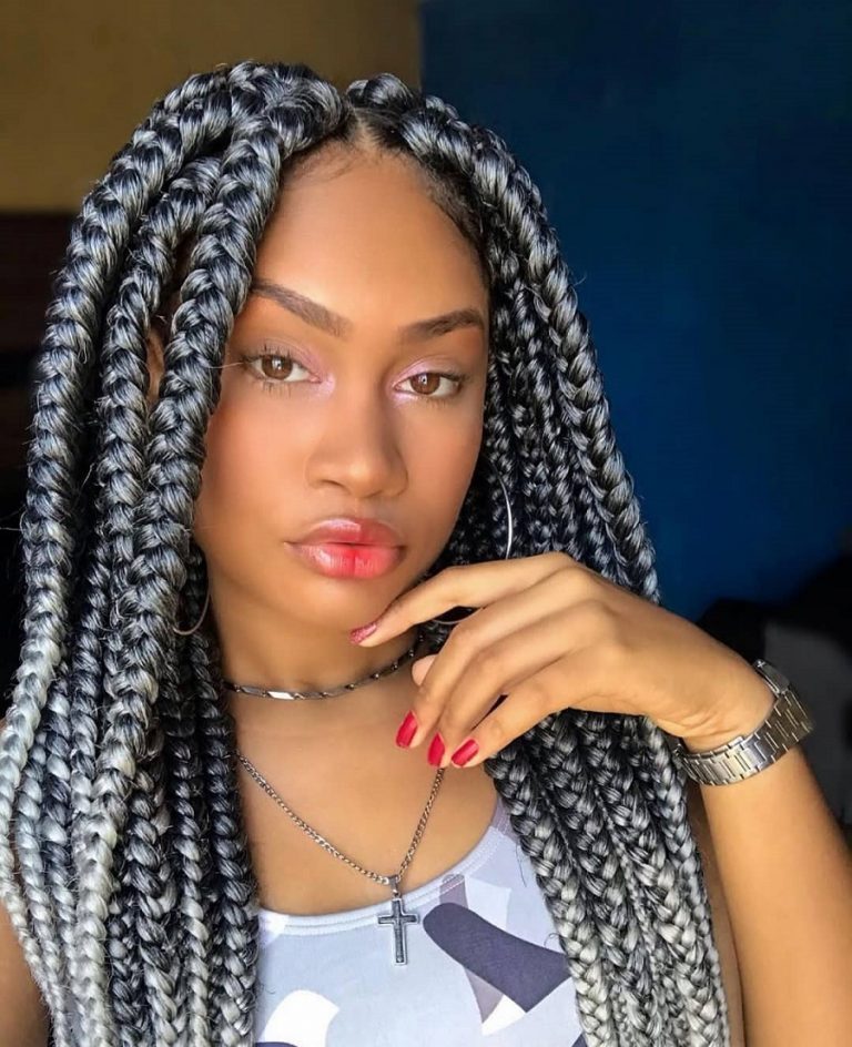 40 Jumbo Braids Hairstyles for a Cool Look | Hairdo Hairstyle