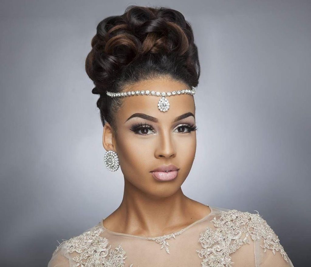 55 Stunning Black Wedding Hairstyles And Haircuts With Photos  Fabbon