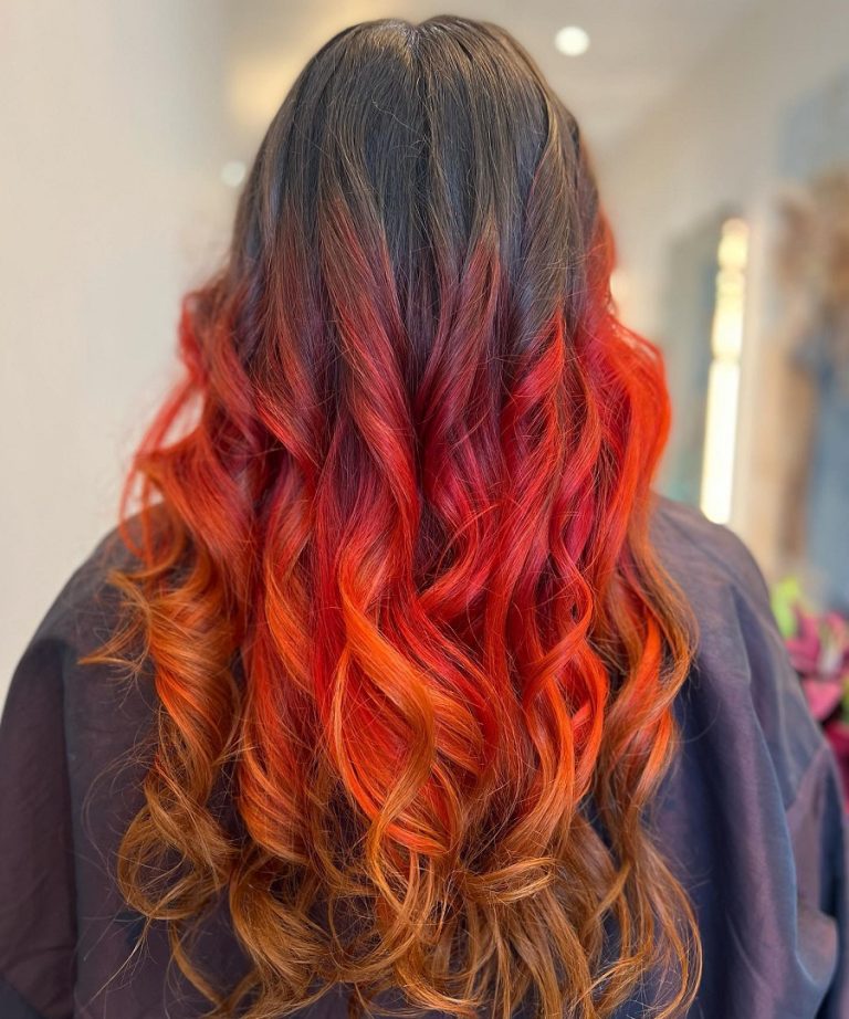 20 Red Ombre Hair Ideas to Add Fire to Your Look | Hairdo Hairstyle