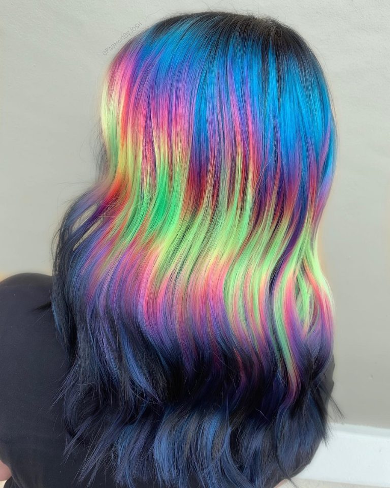 15 Breathtaking Holographic Hair Color Ideas for 2024 | Hairdo Hairstyle