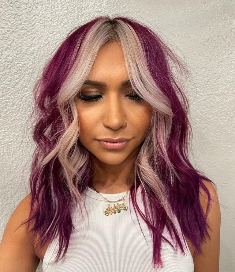 17 Gorgeous Plum Hair Color Ideas for Women | Hairdo Hairstyle